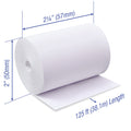 Thermal Paper 2 1/4 x 125 ft x 50mm CORELESS BPA Free 50 rolls