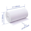 Thermal Paper 3 1/8 x 75 ft 80 rolls CORELESS BPA Free BPS Free