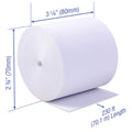PHENOL FREE 3 1/8 x 220 ft x 32 rolls CORELESS Thermal Paper